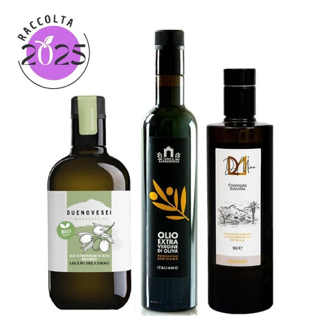 3 Oli Extra Vergine Oliva Biologico Vendita On-line E-olio