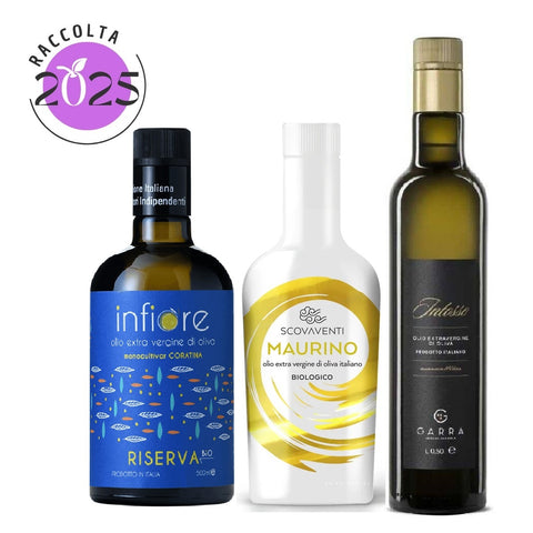 Tris Olio Extra Vergine Fruttato Intenso E-olio