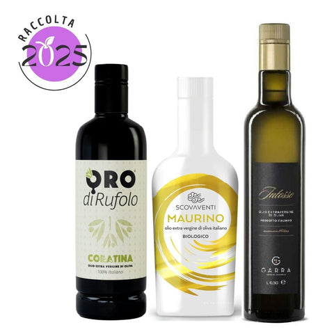 Tris Olio Extra Vergine Fruttato Intenso E-olio