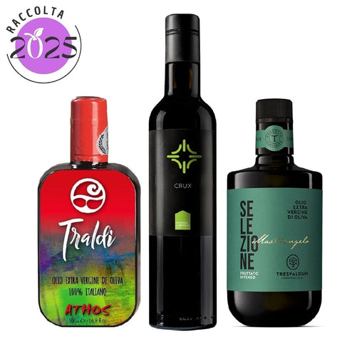 Tris Olio Extra Vergine Fruttato Intenso E-olio