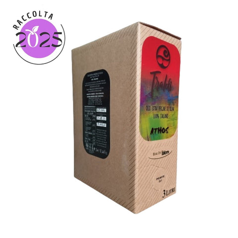 Olio Extra Vergine Oliva Traldi Athos Bag In Box 3 Litri E-olio