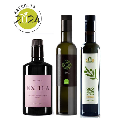 Tris Olio Extra Vergine Oliva Fruttato Leggero